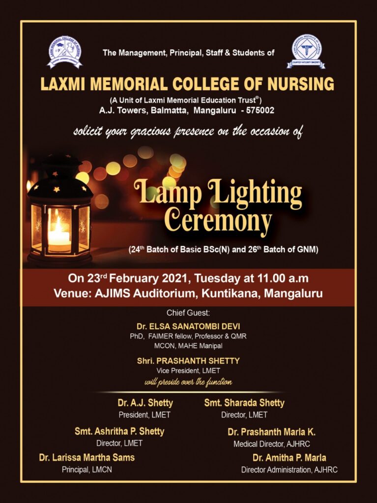 Lamp Lighting Ceremony – Memorial College Of